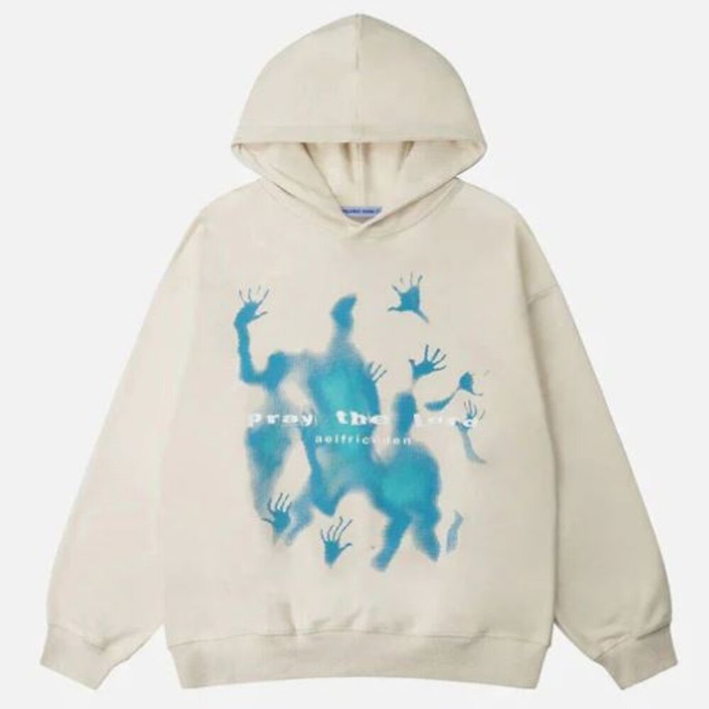 Aelfric Eden Abstraction Shadow Print Hoodie XS -NWT
